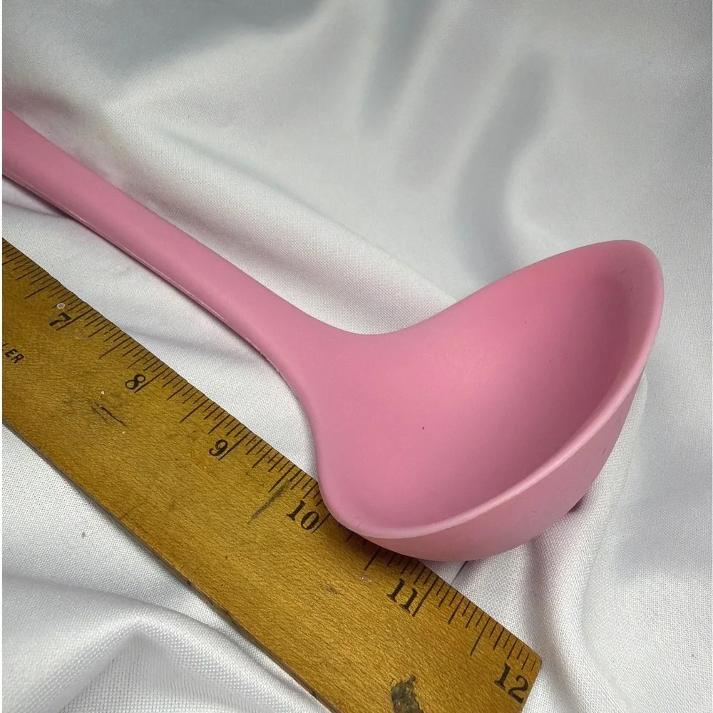 Umite Chef Silicone Soup‎ Ladle Kitchen Utensil Pink Heat Resistant One Piece OS